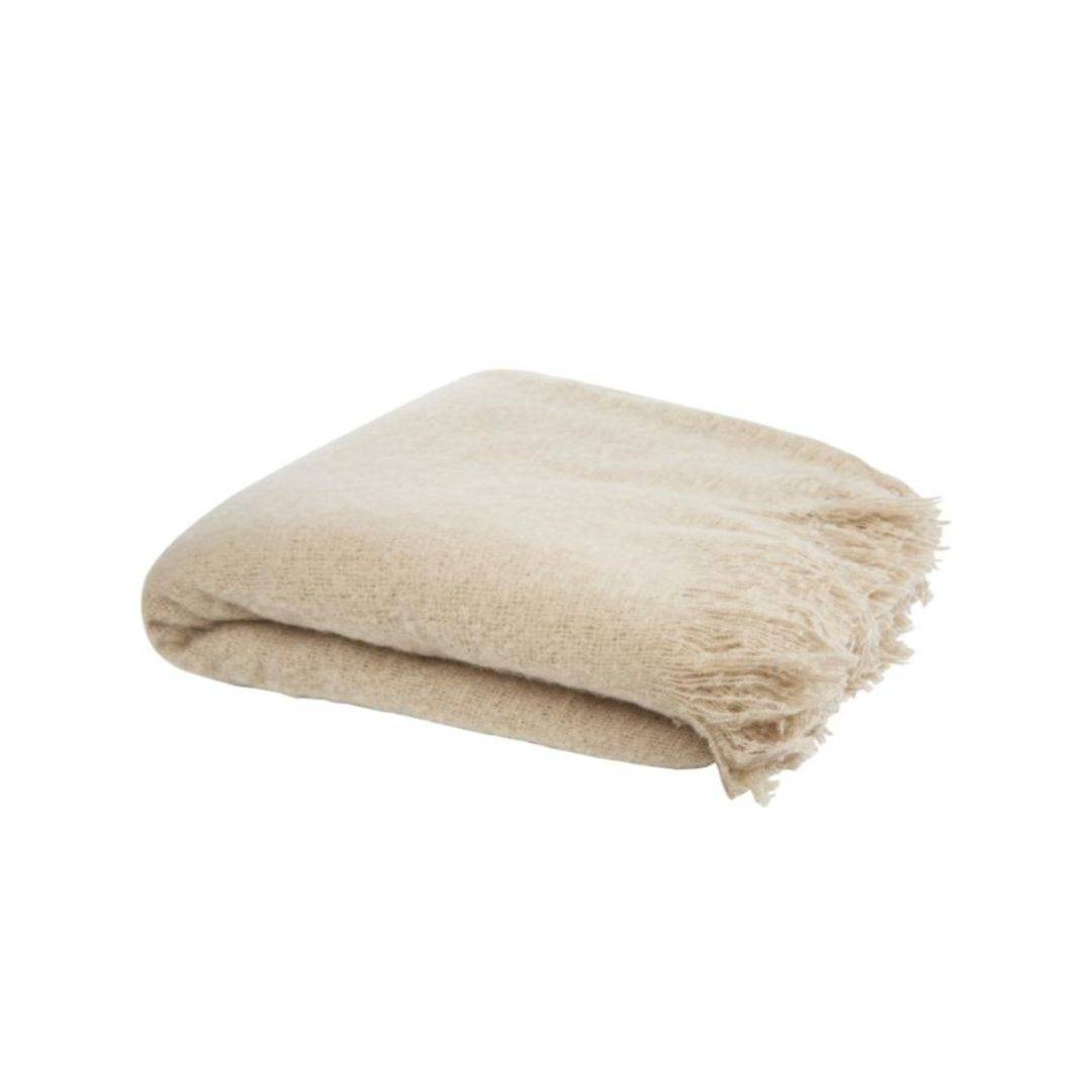 Ivy GRS sertifisert RPET-pledd Bilde av et ekslusivt hvitt pledd